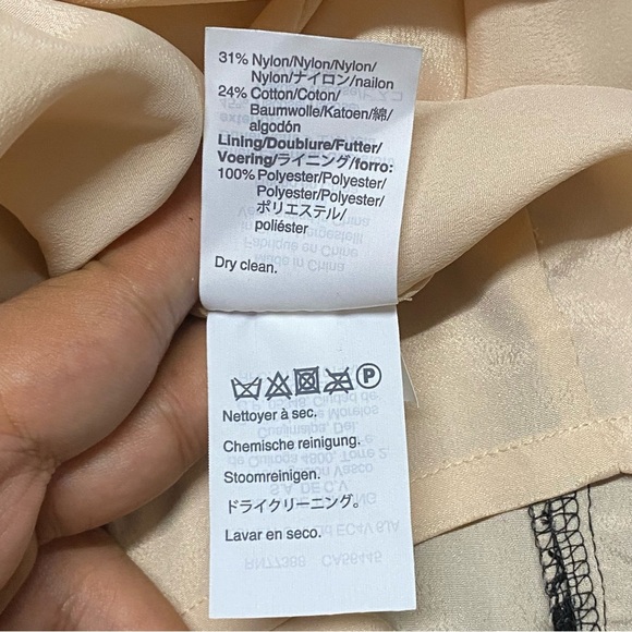 J. Crew Guipure Lace Spaghetti Strap Dress Black 10 - Picture 7 of 9